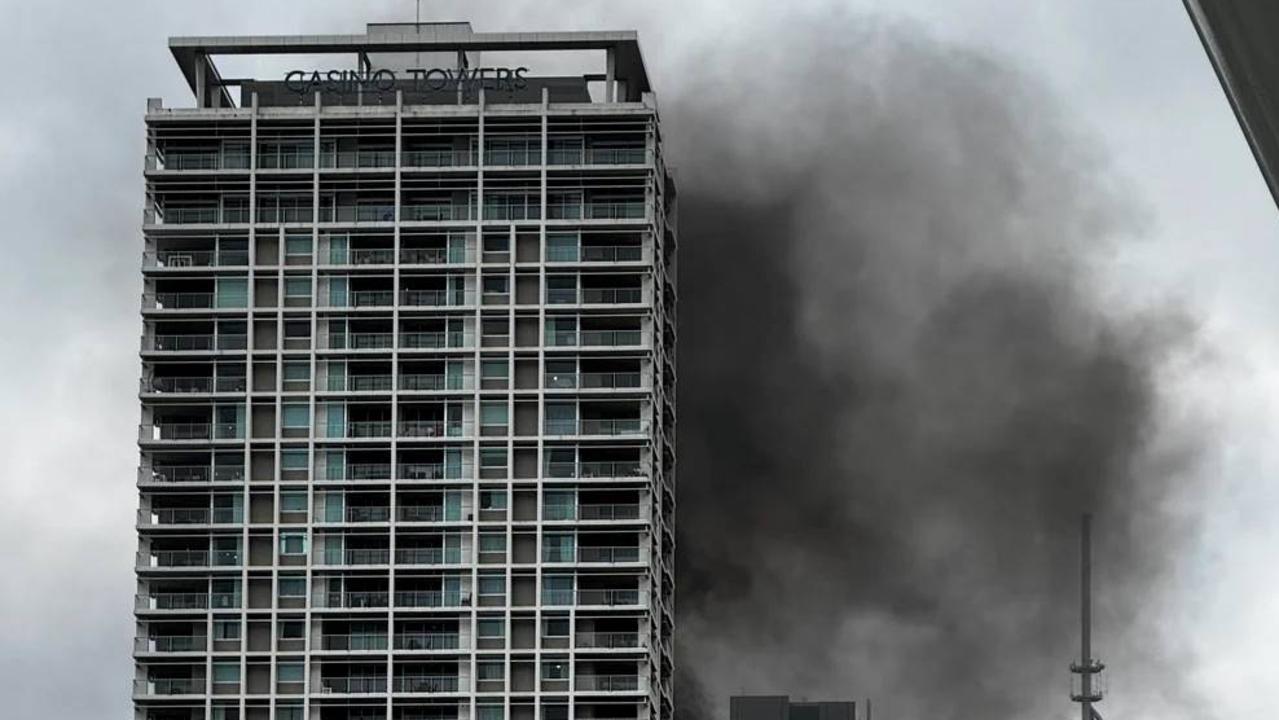 Why you saw a city tower billowing smoke this morning