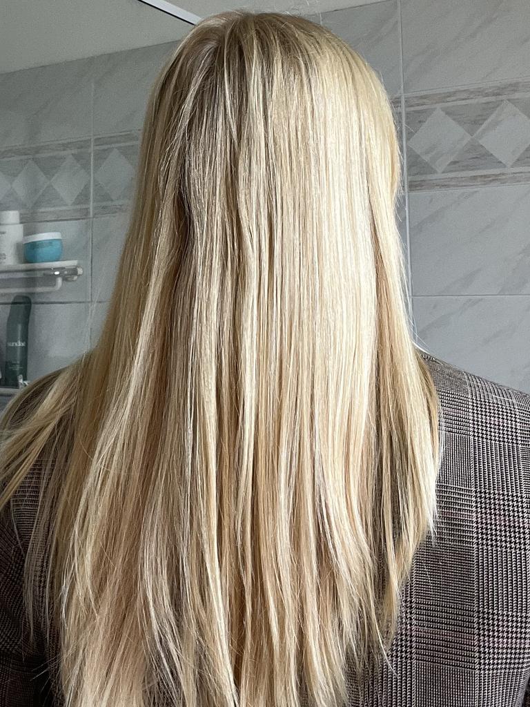 It straightens hair easily while still keeping body. Picture: Hannah Paine