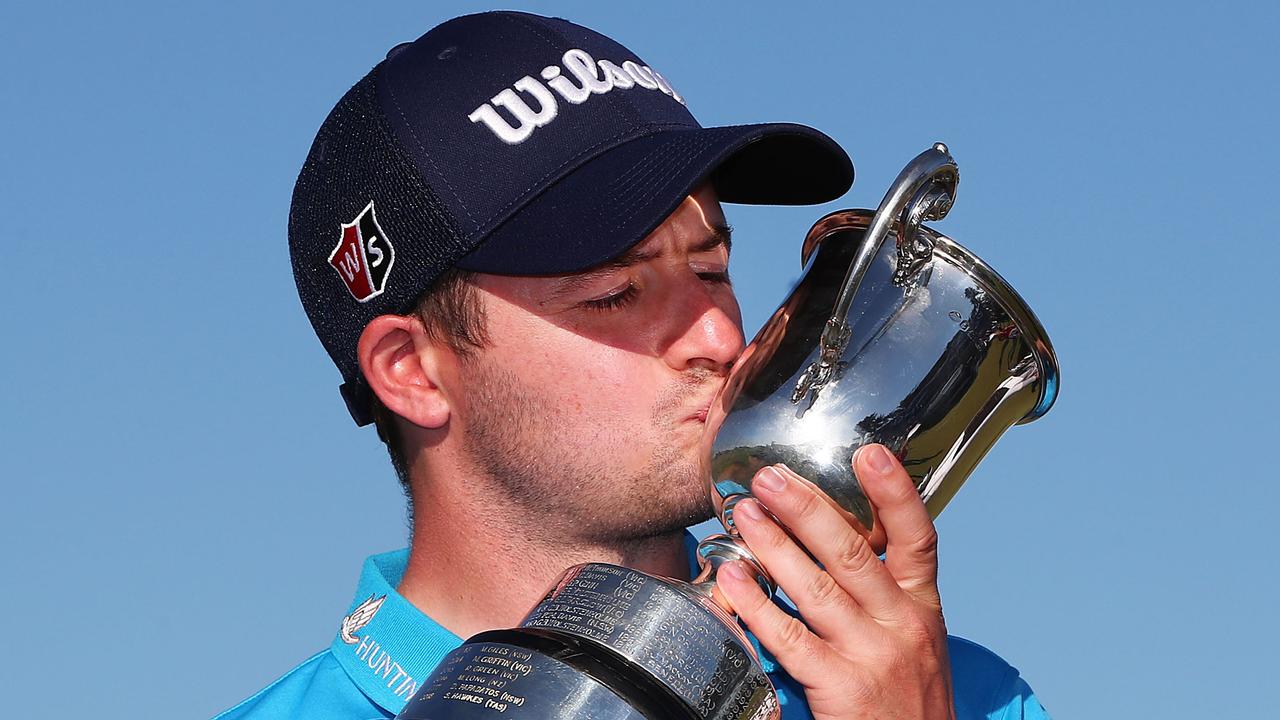 Scottish golfer David Law won the Vic Open in Geelong. (Photo by Michael Dodge/Getty Images)