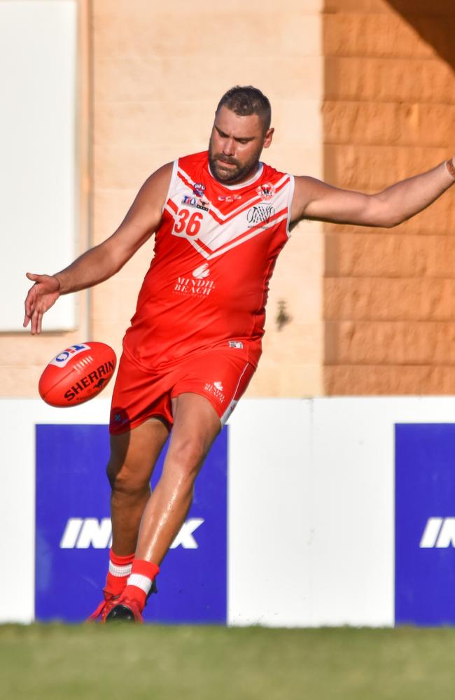 Waratah's Arnold Kirby has been in great form in recent NTFL seasons. Picture: Tymunna Clements / AFLNT Media