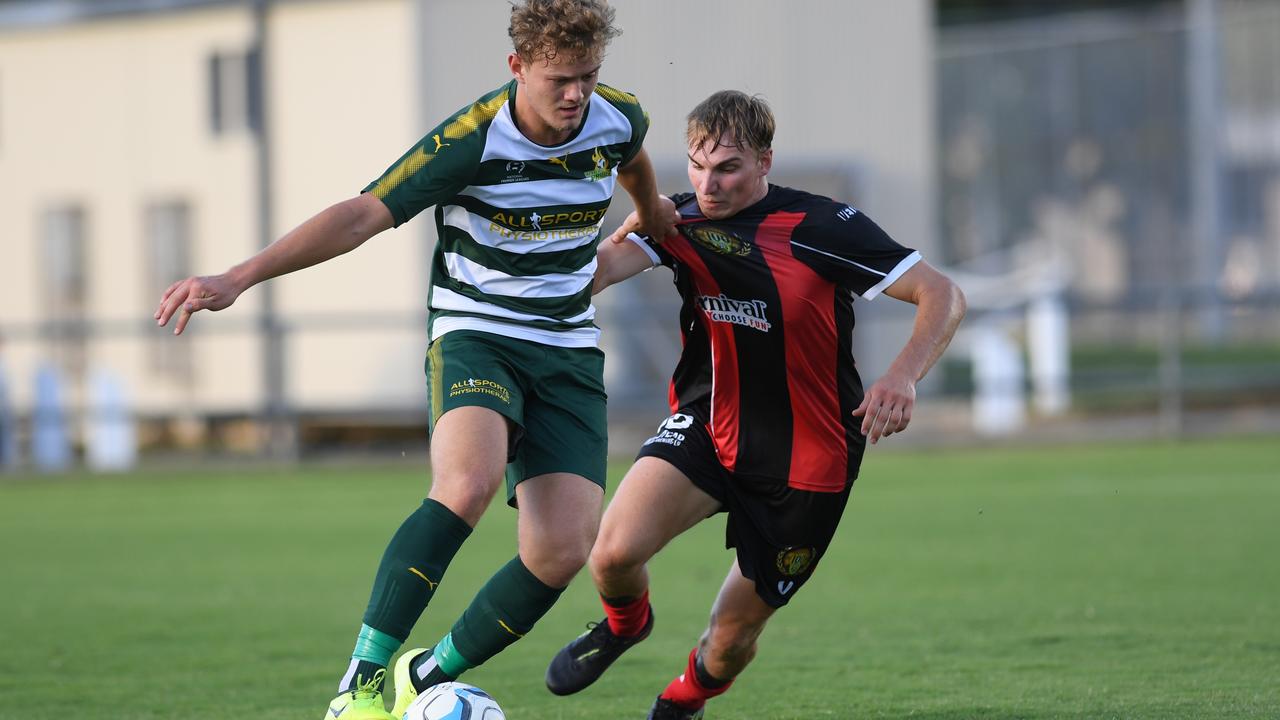 Western Pride striker Jackson Bray scored two goals in a game for the second week in a row. Picture: Rob Williams