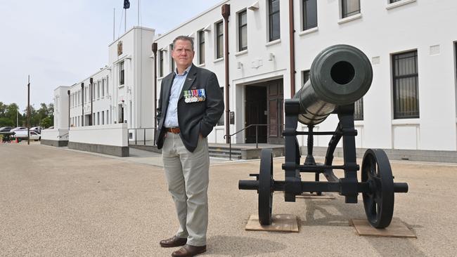 Veteran Ian Smith disagrees and says veterans are unlikely to support any move to rip up the parade ground’s bitumen. Picture: Keryn Stevens