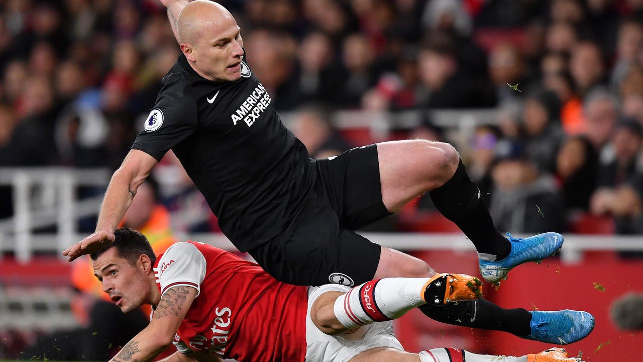 Aaron Mooy was involved in everything for Brighton.