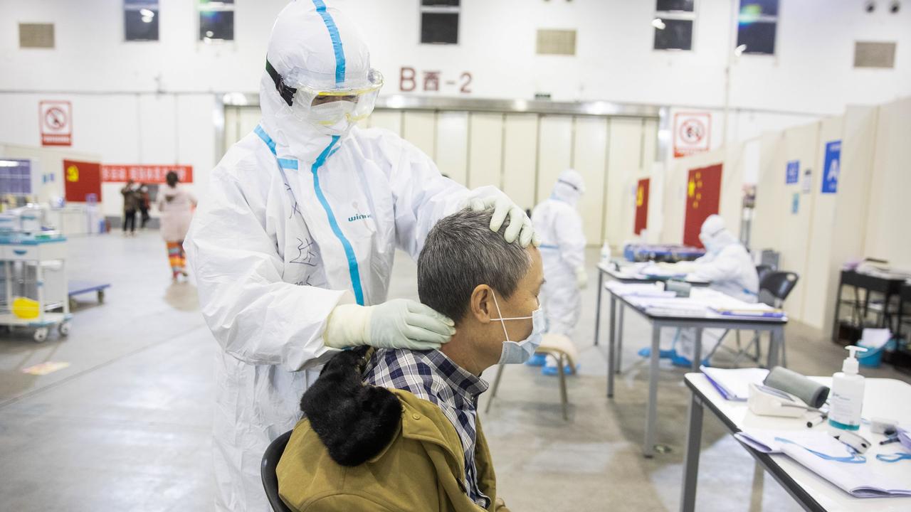 This exhibition centre has been converted into a hospital in Wuhan in China's central Hubei province. Picture: AFP