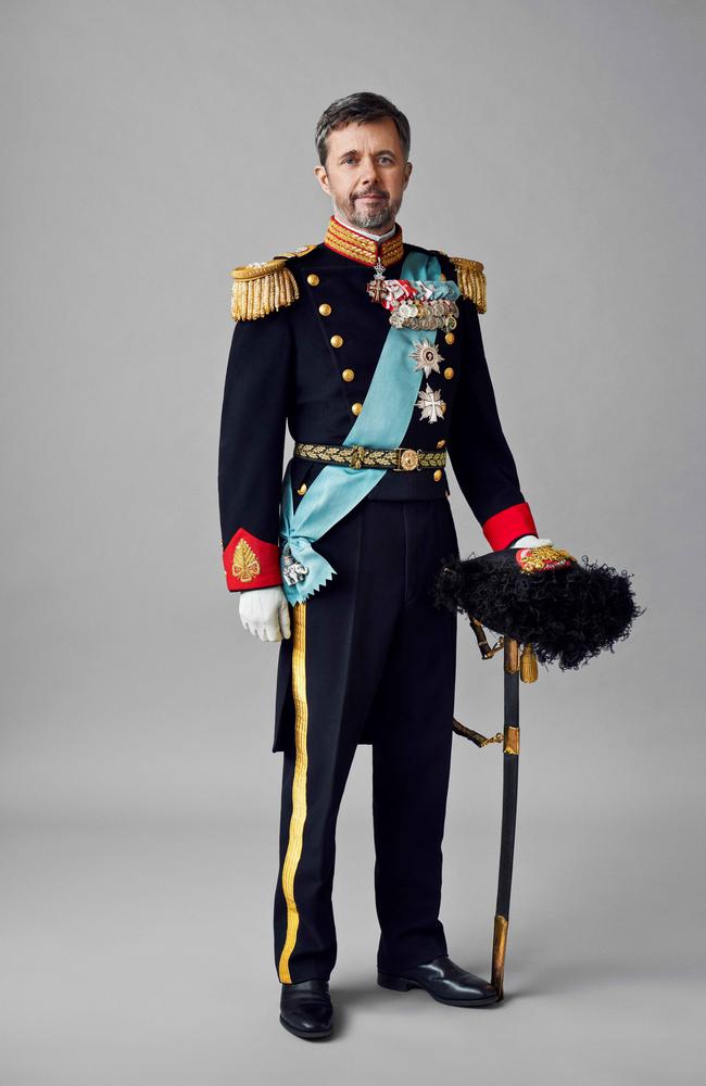 The official portrait of Crown Prince Prince Frederik. Picture Hasse Nielsen