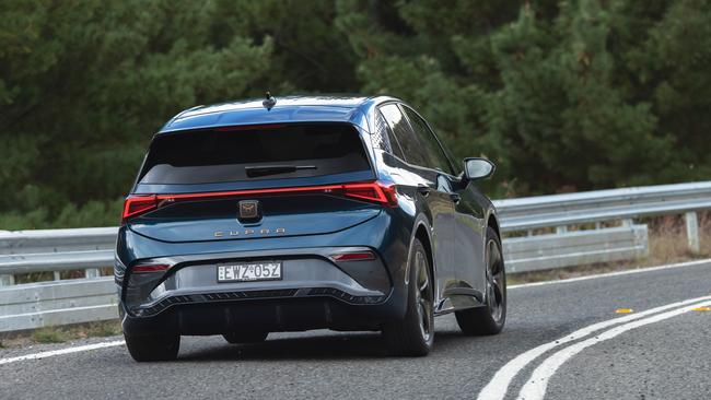 The Cupra Born electric hatch has a range of just over 510km.