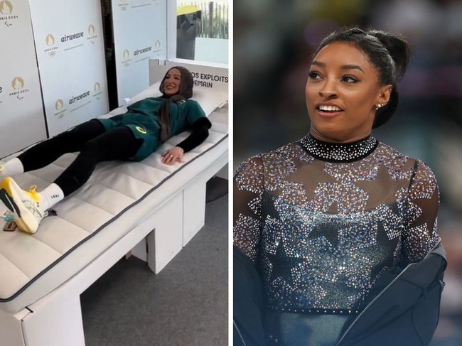 ‘Sucks’: Simone Biles weighs in on bed drama