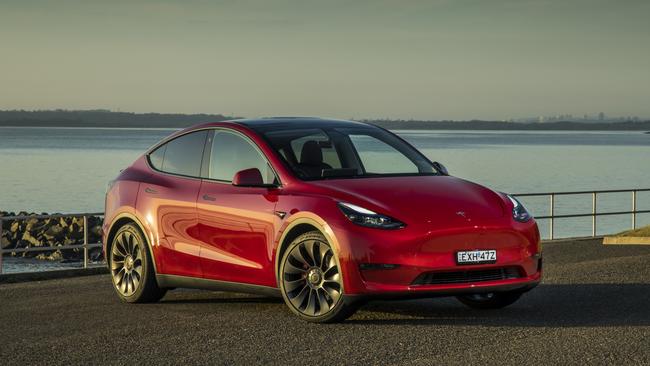 Sales of the Tesla Model Y are booming. Photo: Mark Bean.