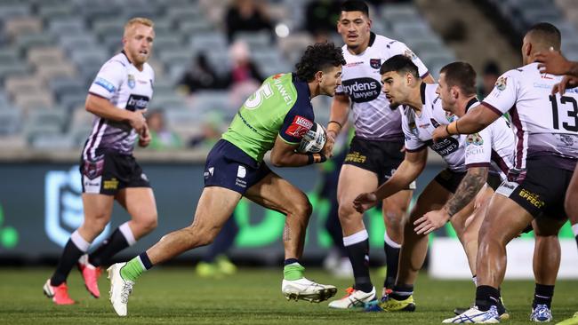 Xavier Savage relished his debut. Picture: NRL Photos