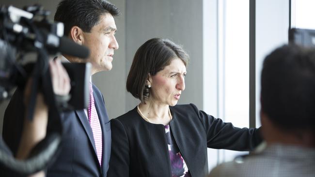 Premier Gladys Berejiklian visiting the Aerotropolis.