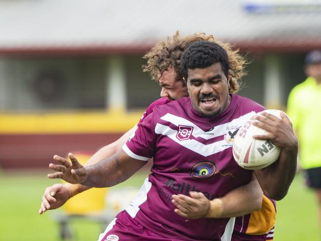 Yarrabah’s Thauki Satrick. Picture: Brian Cassey