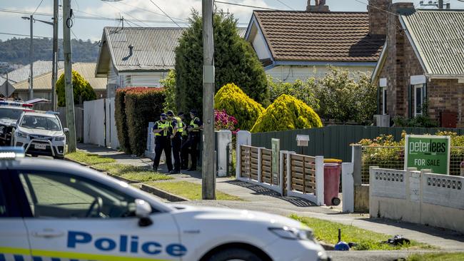 Shed fire at Verdun Street Mowbray where a child was found deceased and another seriously injured. Picture: Rob Burnett