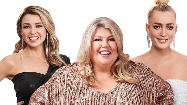 The three female judges – Dannii Minogue, Urzila Carlson, Jackie O – have become super close over the two seasons they have been together on the bonkers reality show. Picture: Supplied