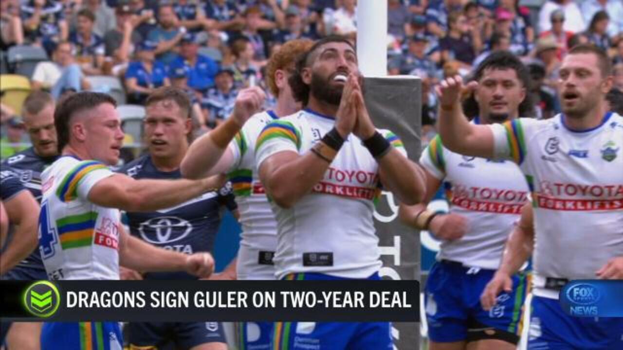 Dragons sign gun front rower