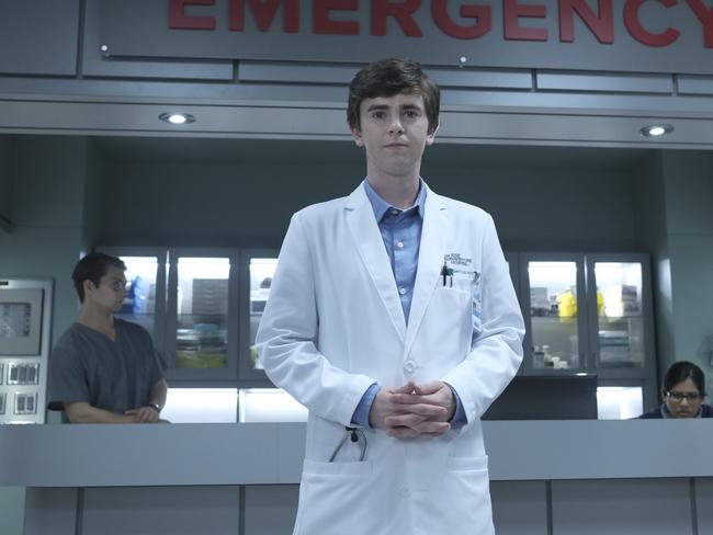 Freddie Highmore stars in The Good Doctor