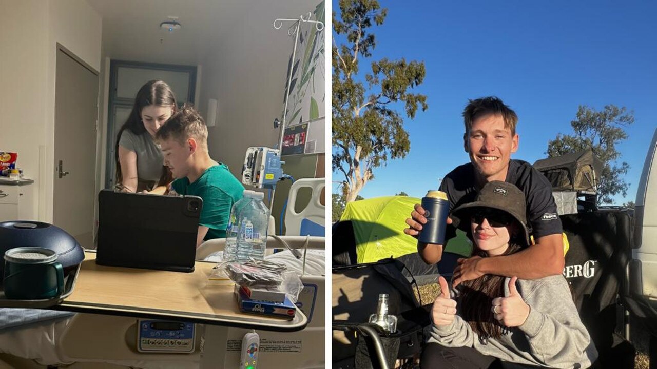 Lili and Jedd were supposed to go visit family in Gladstone when dramatic news completely turned their life upside down. Picture: Contributed