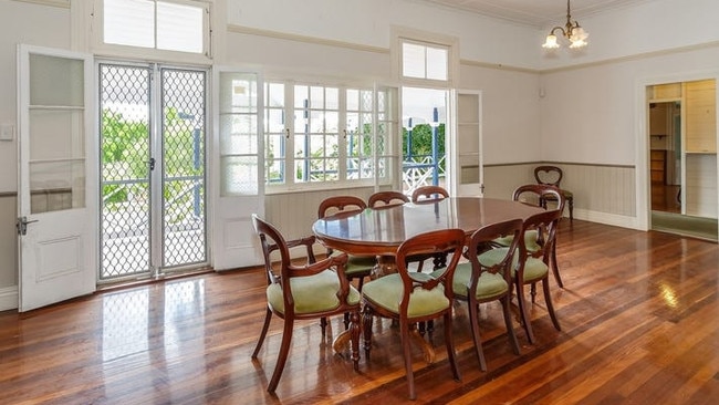 One of the large rooms at 12 Athelstane St, The Range.