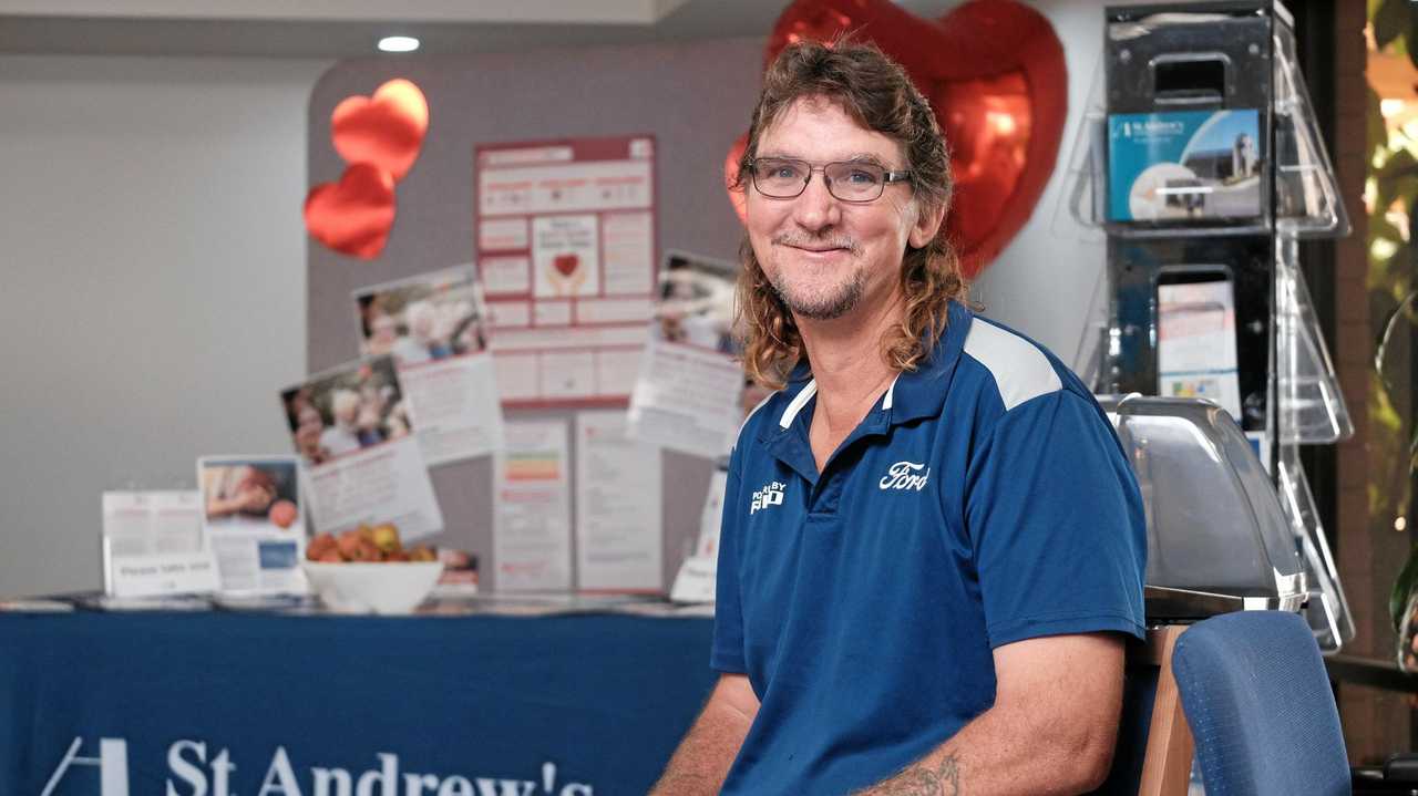 STAYING HEALTHY: James Craig, now 45, has been taking part in St Andrew's Hospital Toowoomba's cardiac rehabilitation program since he had a heart attack at the age of 42. Picture: Matthew Newton