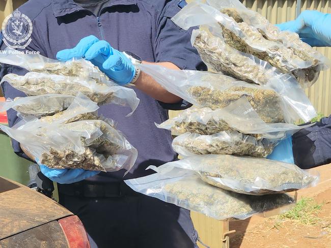 Strike force Meridian officers allegedly located and seized over $250,000 worth of vehicles including boats, cars, motorcycles and a caravan, $35,000 in cash, 6.5kg of cannabis, and 67g of meth  during raids at Dubbo, Mumbil, and Wellington on February 4, 2025.