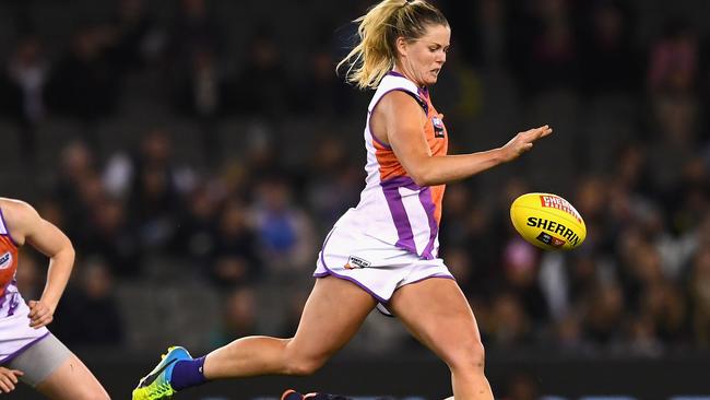 Katie Brennan in action for the Allies during the AFL Women's State of Origin match this month. Picture: Quinn Rooney/Getty Images