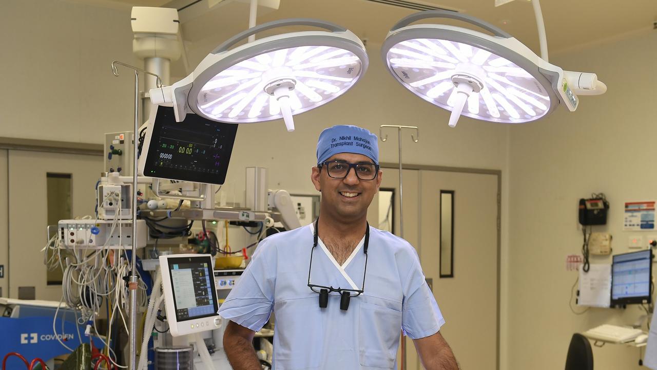 Transplant surgeon Dr Nikhil Mahajan is the latest addition to Townsville University Hospital's staff.