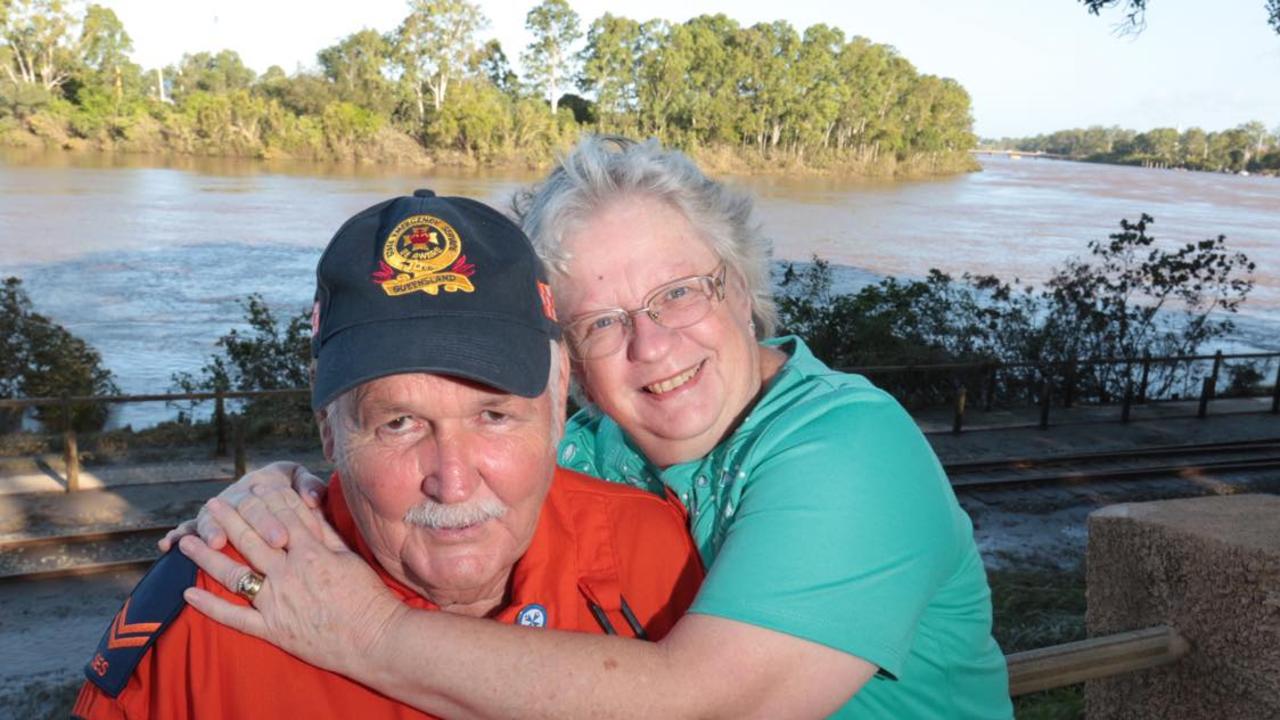 SES Maryborough Field Group officer Neil Benson and former SES member wife Wendy celebrate their birthdays today. Photo: Robyne Cuerel