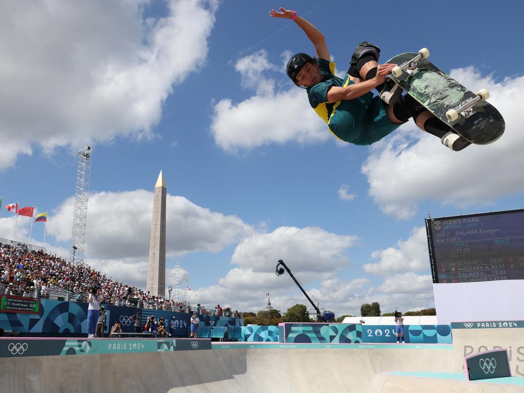 Australia's Keegan Palmer defended his Tokyo gold with a win in Paris. Picture: Getty Images