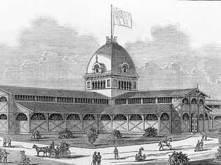 HISTORIC: The Exhibition Building in Brisbane where the two sons of the Prince of Wales (Princes Edward and George) visited. Picture: bez1