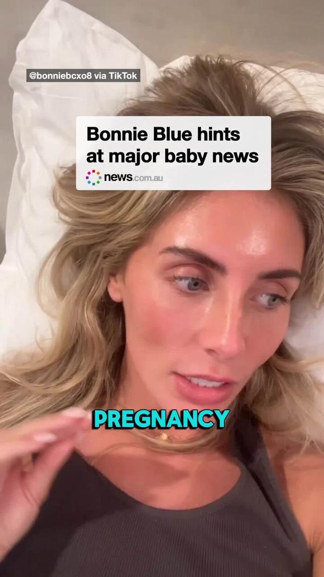 Bonnie Blue hints at major baby news