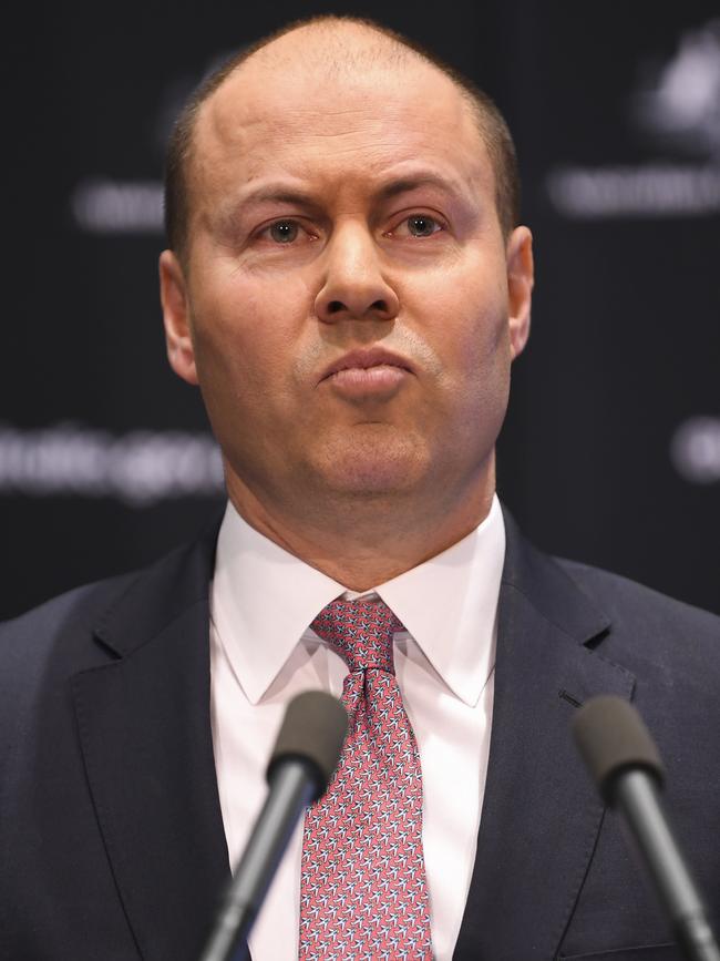 Australian Treasurer Josh Frydenberg. Picture: AAP