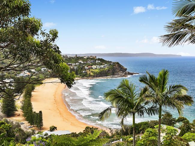 The home is just metres from Whale Beach.