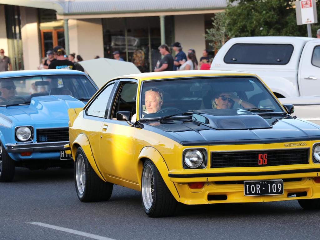 The annual Queenscliff Rod Run may have been called off this weekend, but rev heads still flocked to the town for an "unofficial" meet. Picture: Mike Dugdale