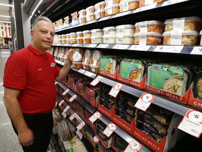 Coles Elsternwick store Manager John Siriopoulos. Picture: Norm Oorloff