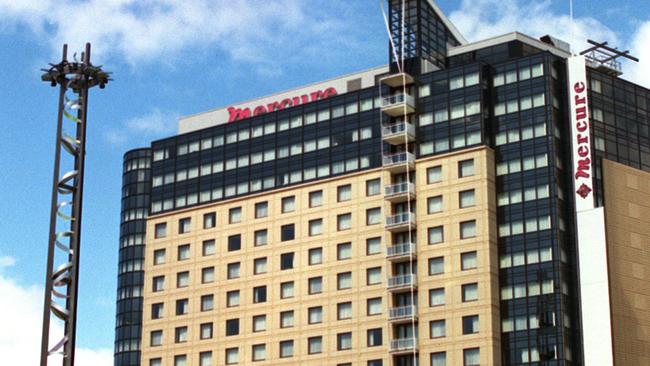 The Mercure Hotel in George Street, Sydney. Picture: Matt Writtle