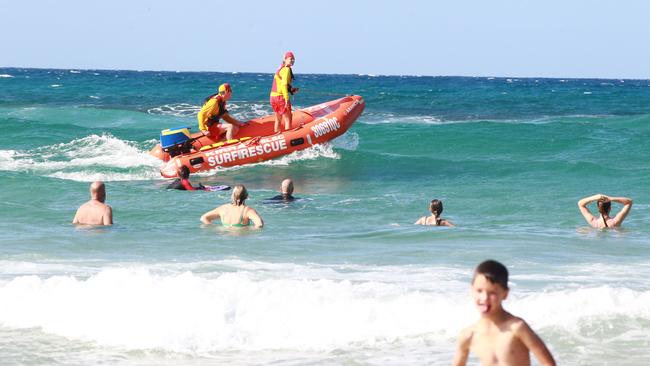 Toxic chemicals have been found on Kirra beach. Picture Mike Batterham