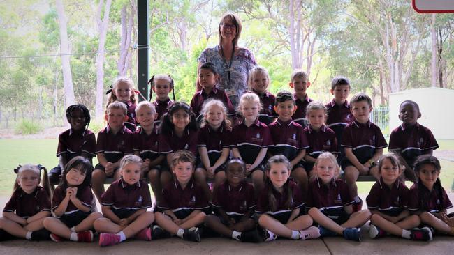 The new Prep students at Fraser Coast Anglican College.