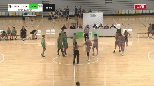 Replay: QLD U18 basketball championships - U18 Boys Div 1 Semi-Final (RCR v GCW)