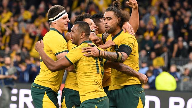 The Wallabies could play Tests in October, November and December to recoup losses. Picture: AAP