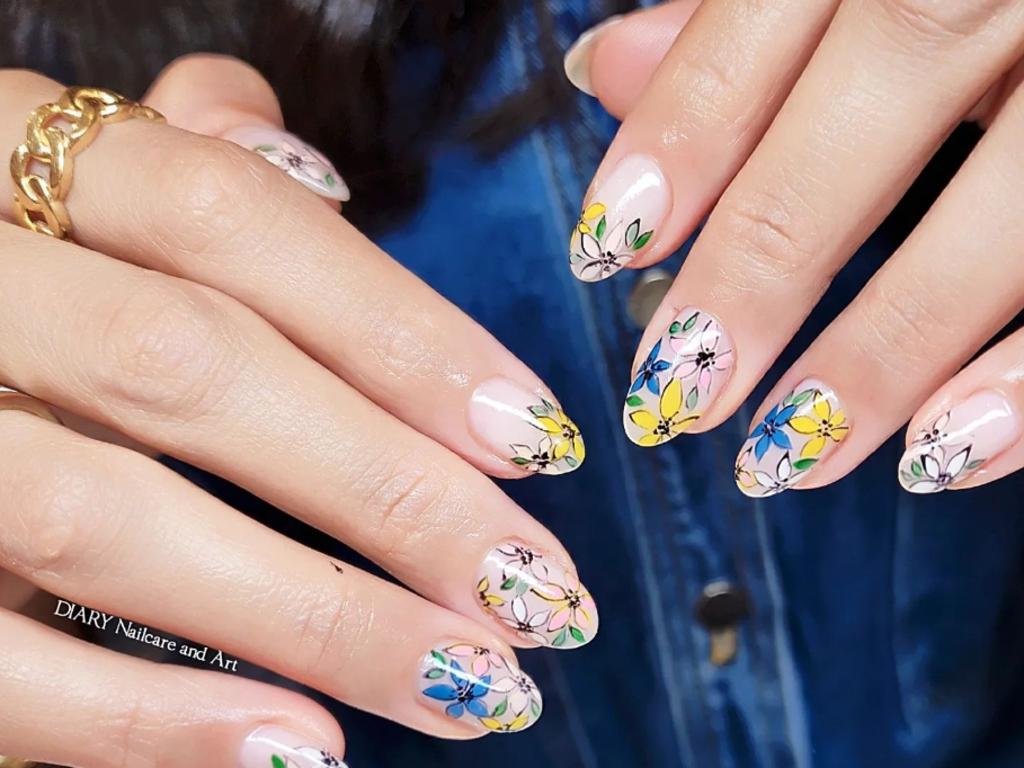 Some of Yuki Uzelac's work at her business DIARY nail care &amp; art. Picture: Instagram