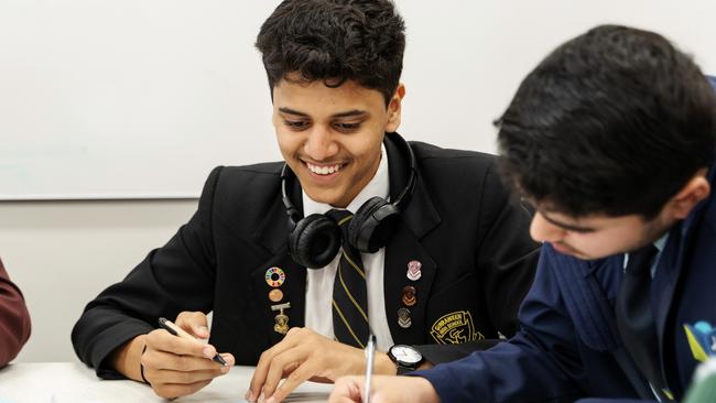 Students in the Academy U program at Western Sydney University.