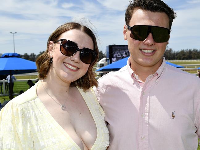 Mia Thomson and Harrison Thomson at the 2024 Seymour Cup. Picture: Andrew Batsch