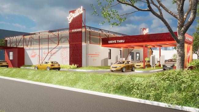 The new Grill's is set to have a drive thru. Picture: Supplied