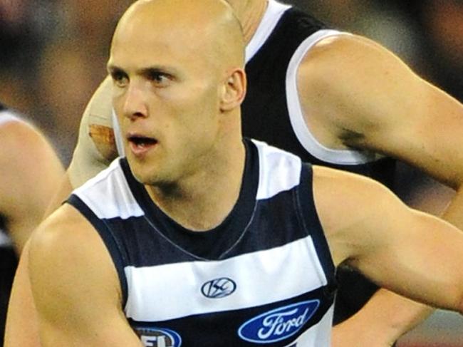 2010 Qualifying Final. Geelong v St Kilda. MCG. Gary Ablett Jr gets away.