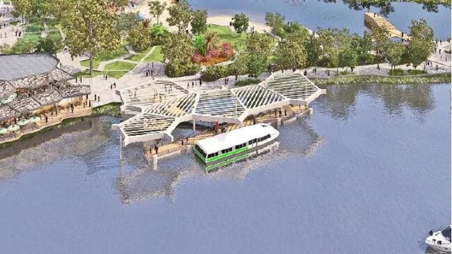 How the ferry stop at HOTA is expected to look.