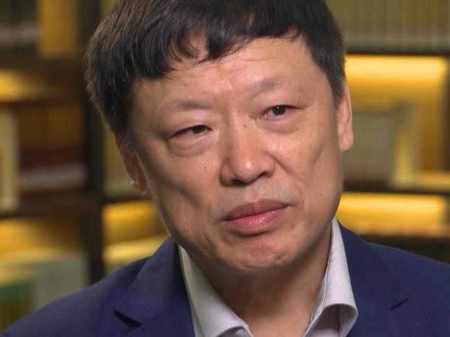 Global Times Editor-in-Chief Hu Xijin. Picture: Screenshot of video