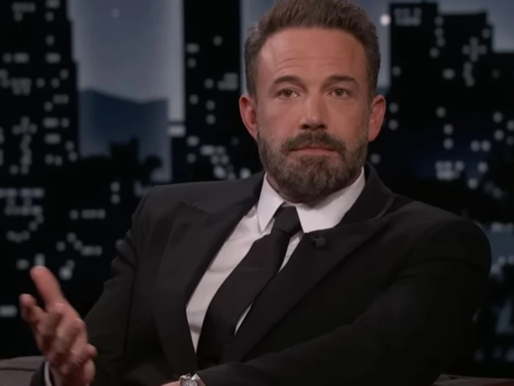 Ben Affleck said he has ‘a very unhappy-looking resting face’. Picture: ABC