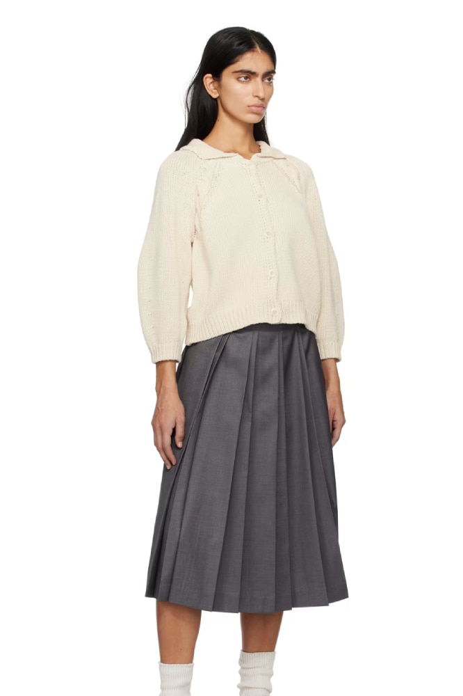 <p><b>SHOP NOW: </b>Dunst grey double pleats midi skirt, $310 from <a href="https://www.ssense.com/en-au/women/product/dunst/gray-double-pleats-midi-skirt/15284811" target="_blank" rel="nofollow noopener"><b>Ssense</b></a></p>