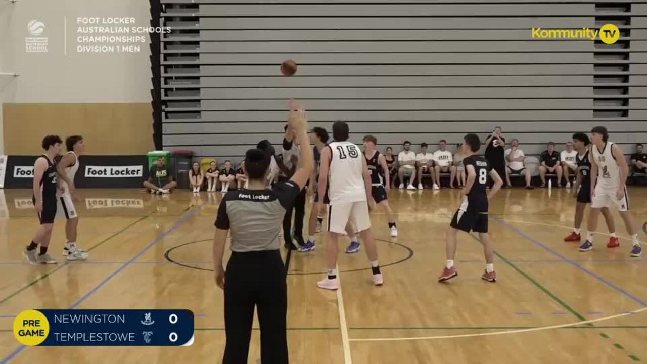 Replay: Newington College v Templestowe College (U20 Men Div 1) - 2024 Basketball Australia Schools Championships Day 1