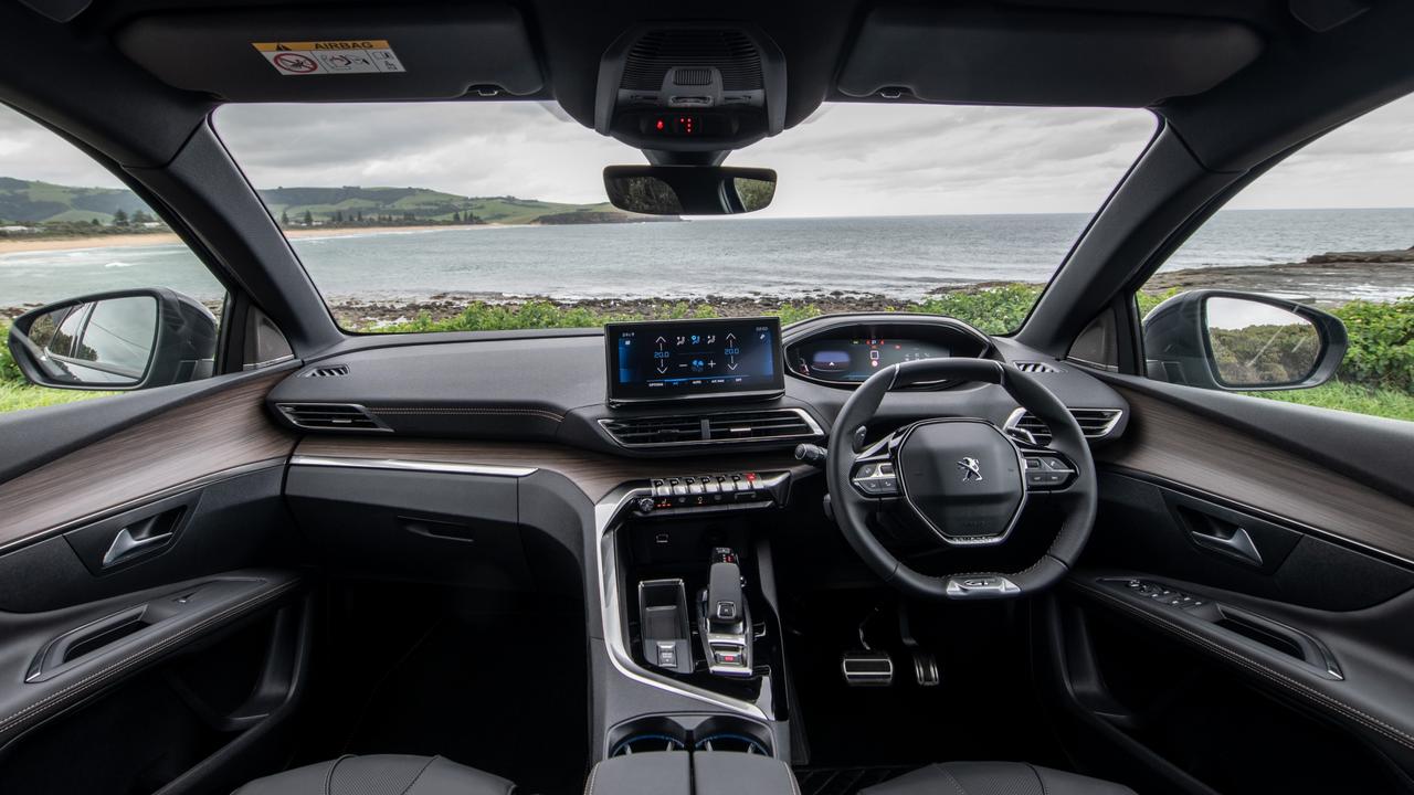 The 3008 has a handsome cabin with plenty of tech features.