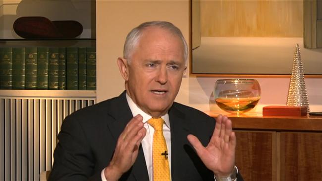 Malcolm Turnbull has vowed to lead the Coalition to the next election. Picture: Sky News.